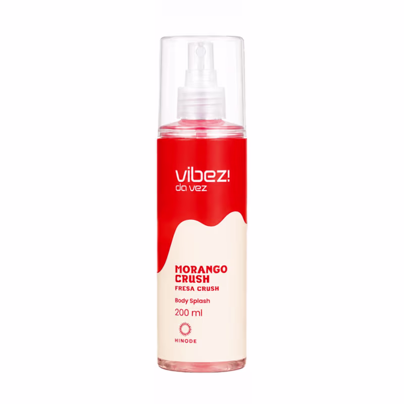 Body Splash Morango Crush Vibez da Vez! Hinode 200ml