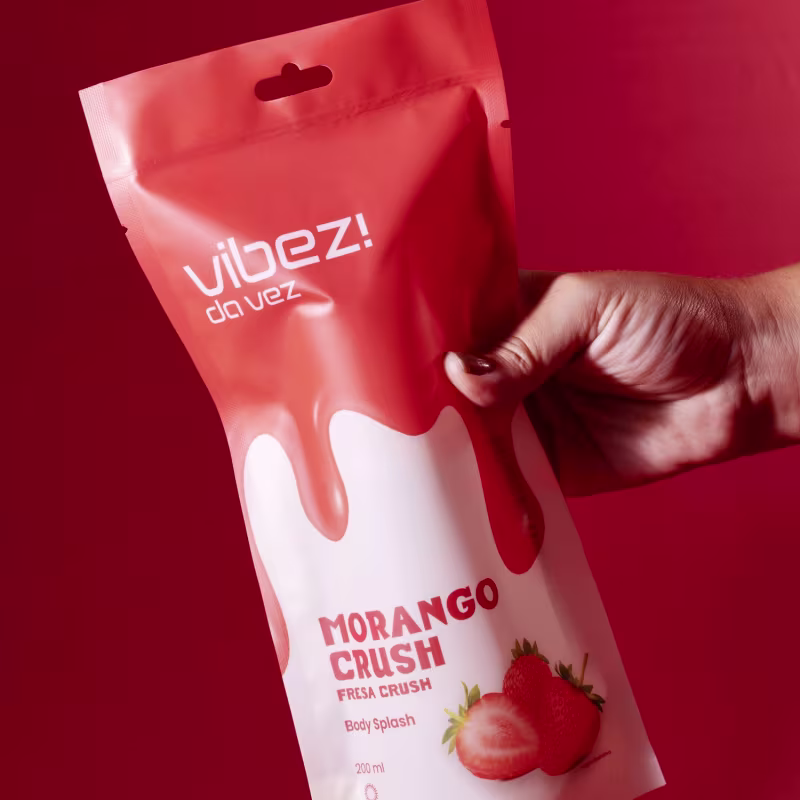 Body Splash Morango Crush Vibez da Vez! Hinode 200ml