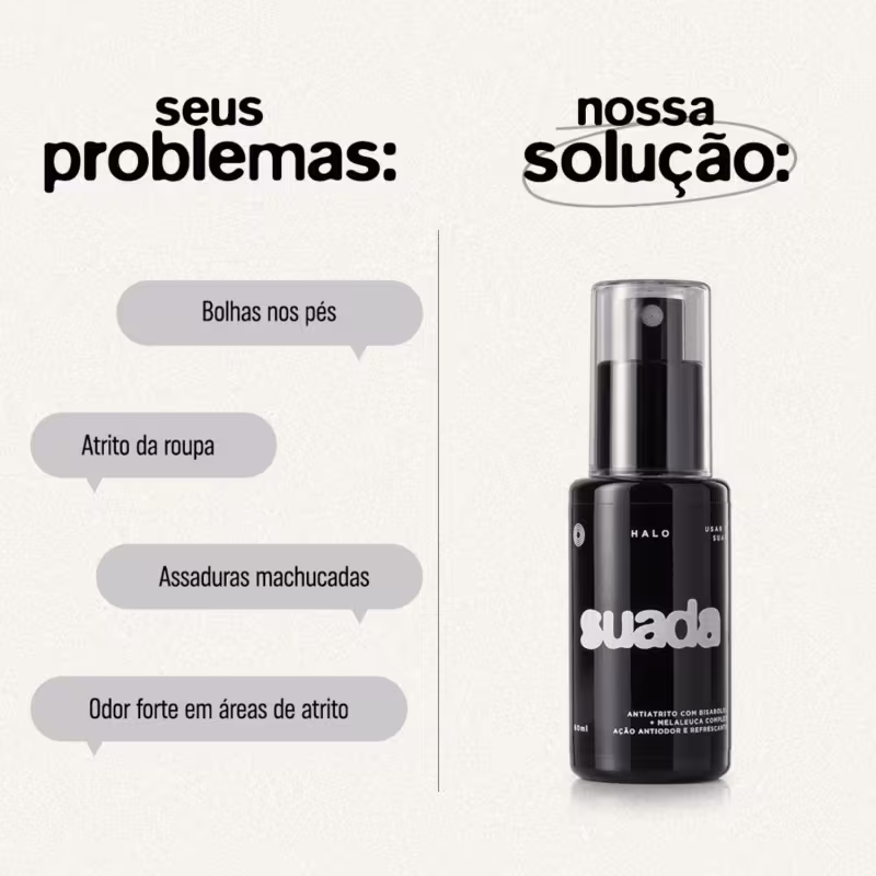 Halo - Spray Antiatrito, Antiodor e Regenerador - 60ml