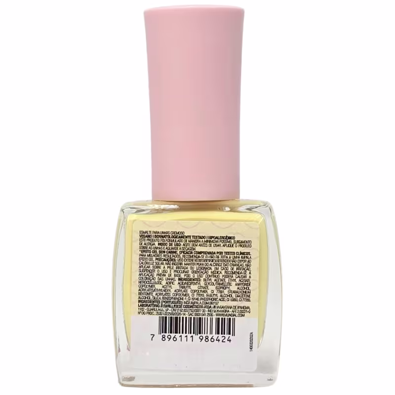 Impala Boca Rosa Esmalte Cremoso Efeito Gel Cuscuz Blister 11ml