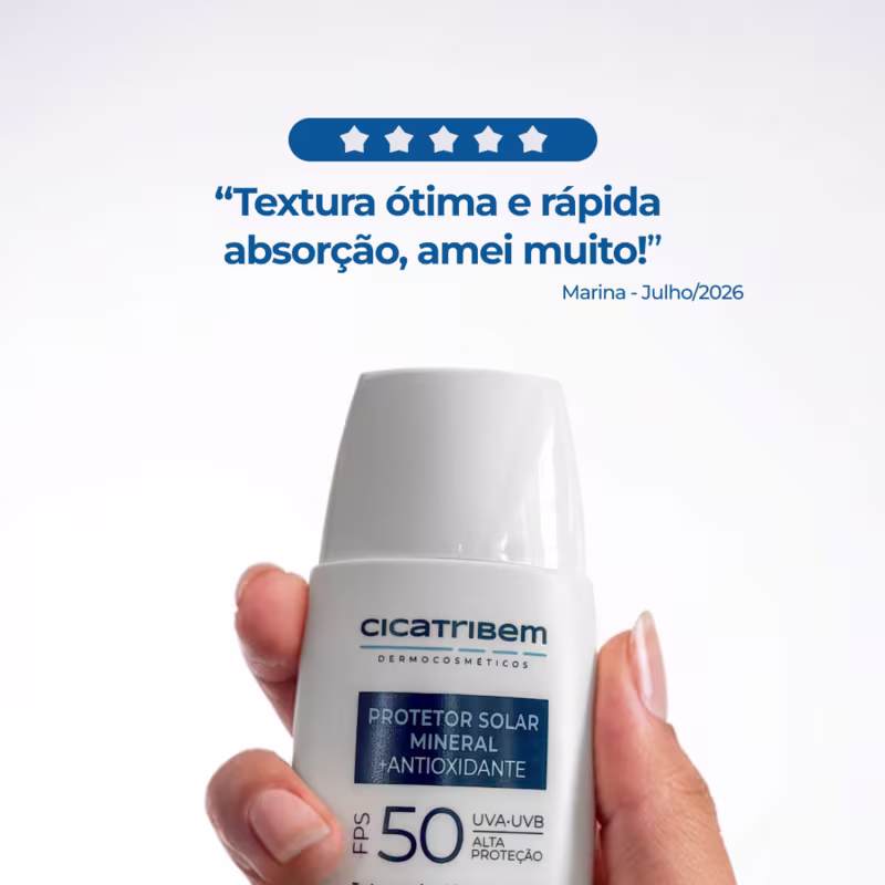 Protetor Solar FPS 50 Cicatribem 50ml