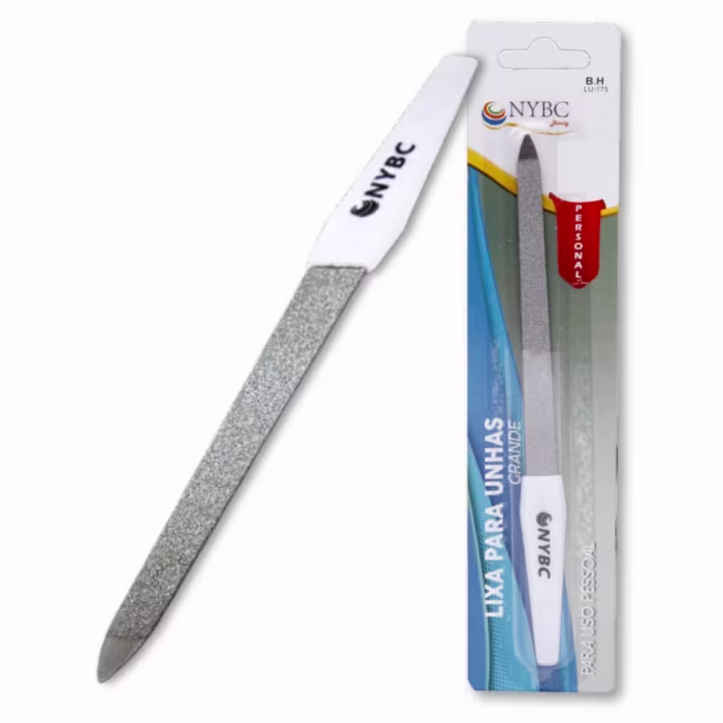 Kit NYBC Beauty Lixas para Unhas Trio, 3 produtos.