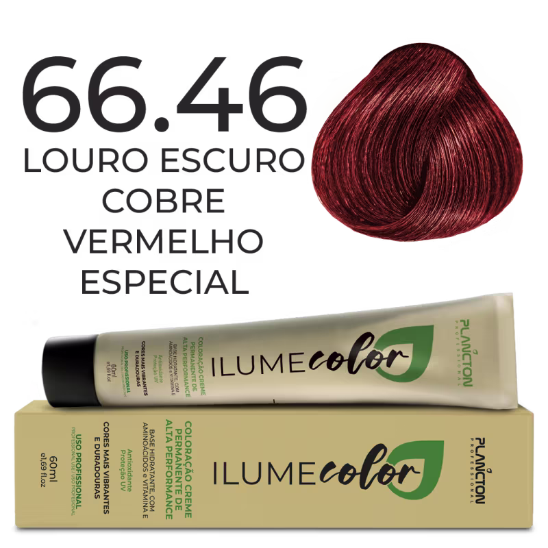 ILUME COLOR PLANCTON - 66.46 LOURO ESCURO COBRE VERMELHO ESPECIAL