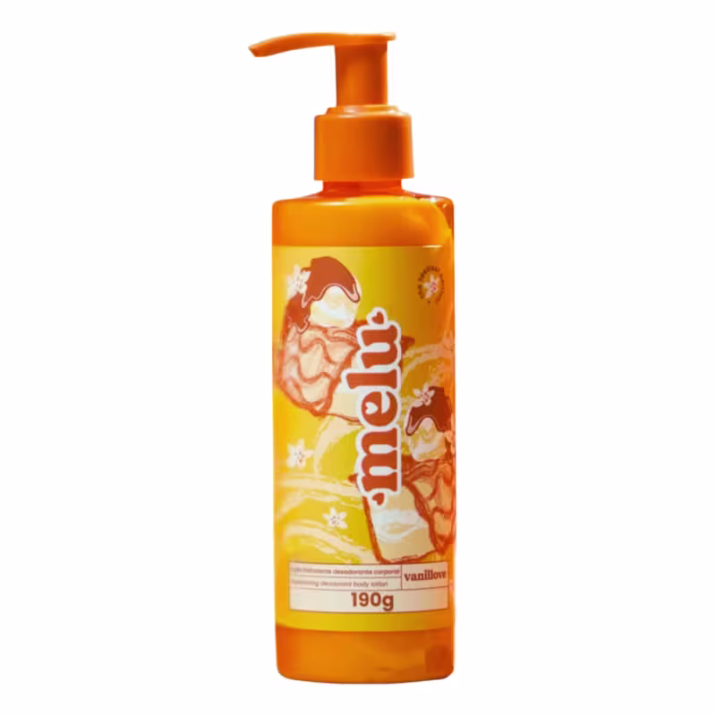 Loção Creme Hidratante  Corporal Vanillove Melu 190g