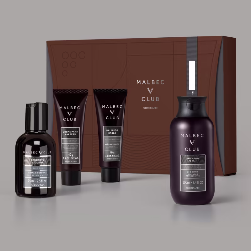 Kit o Boticário Malbec Club Especial (4 Produtos)