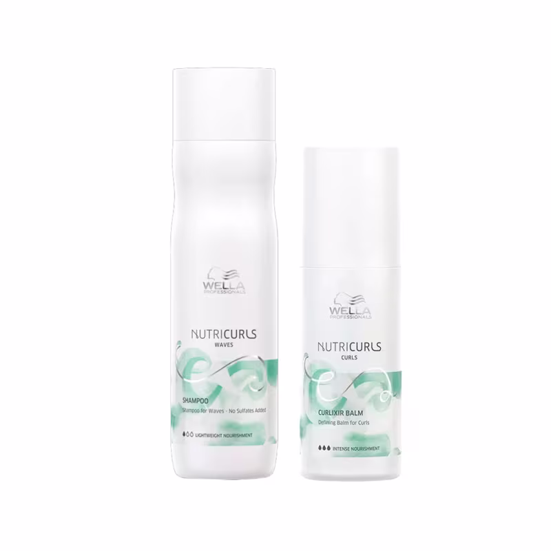 Kit Wella Professionals Nutricurls - Shampoo 250ml + Leave- In 150ml