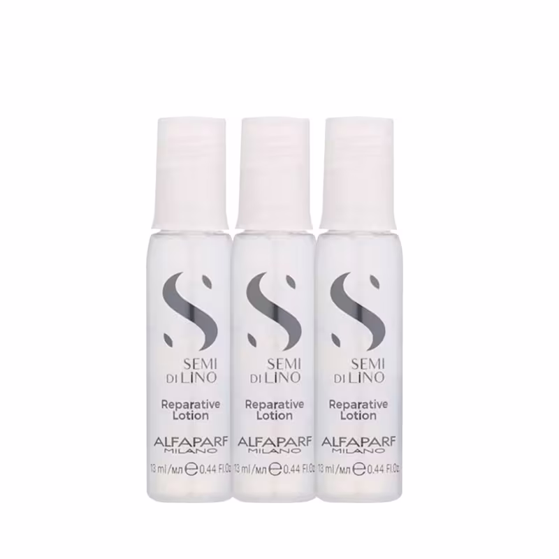 Kit Alfaparf Semi Di Lino Reconstruction - Shampoo 1L +  Creme 125ml  + 3x Ampola 13ml