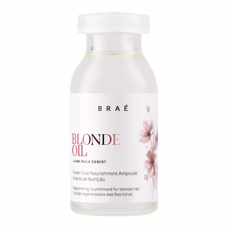 Kit Braé Blonde Oil By Ana Paula Siebert - Shampoo 250ml + 3x Ampola 13ml