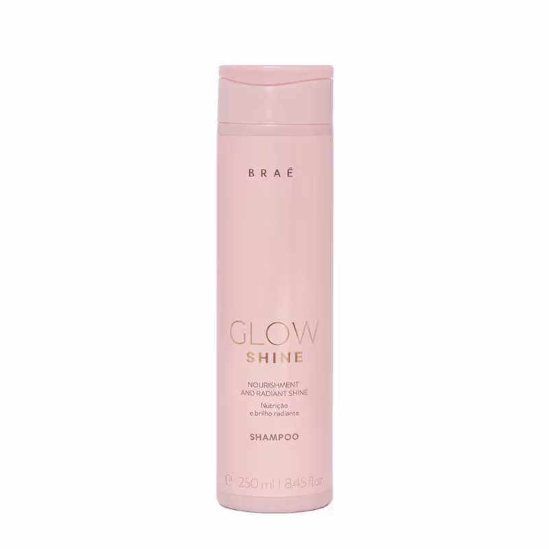 Kit Braé Glow Shine - Shampoo 250ml + Condicionador 250ml + Máscara 200g + Fluído 200ml