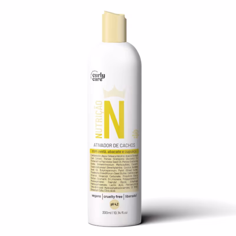 Kit de Tratamento Nutrição Intensa Linha N - Curly Care | Cabelos mais Nutridos e Brilhosos