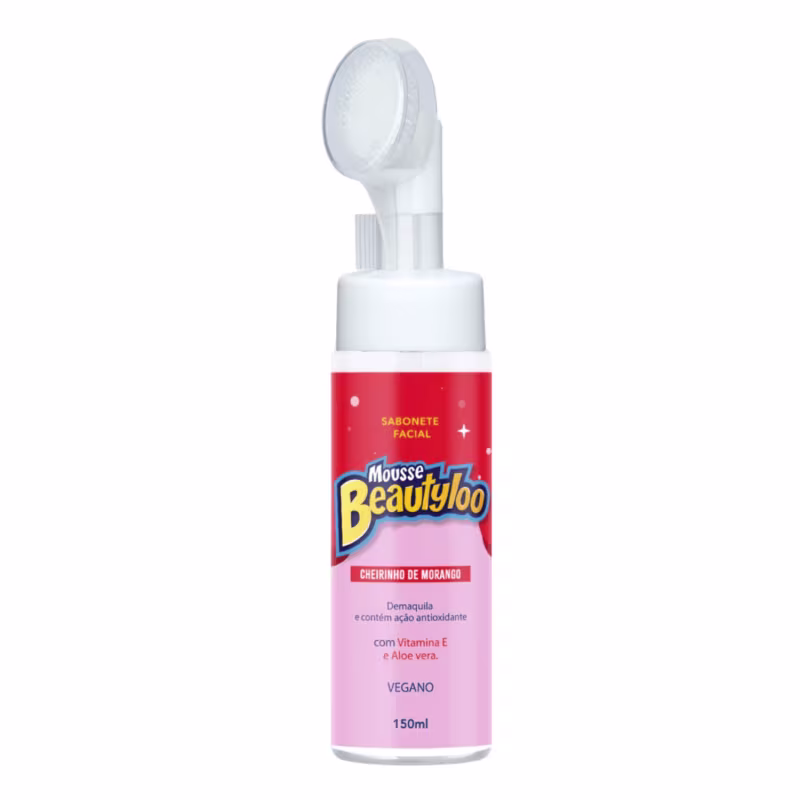 Kit Pele Radiante: Óleo de Rosa Mosqueta 10ml e Sabonete Facial Mousse Morango Beautyloo 150ml - Face Beautiful
