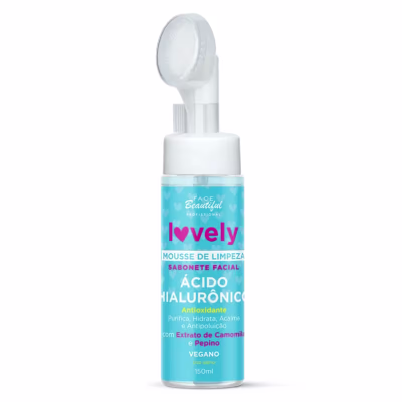 DUO Óleo de Rosa Mosqueta e Sabonete Facial Lovely Ácido Hialurônico 150ml - Face Beautiful | Skincare Natural