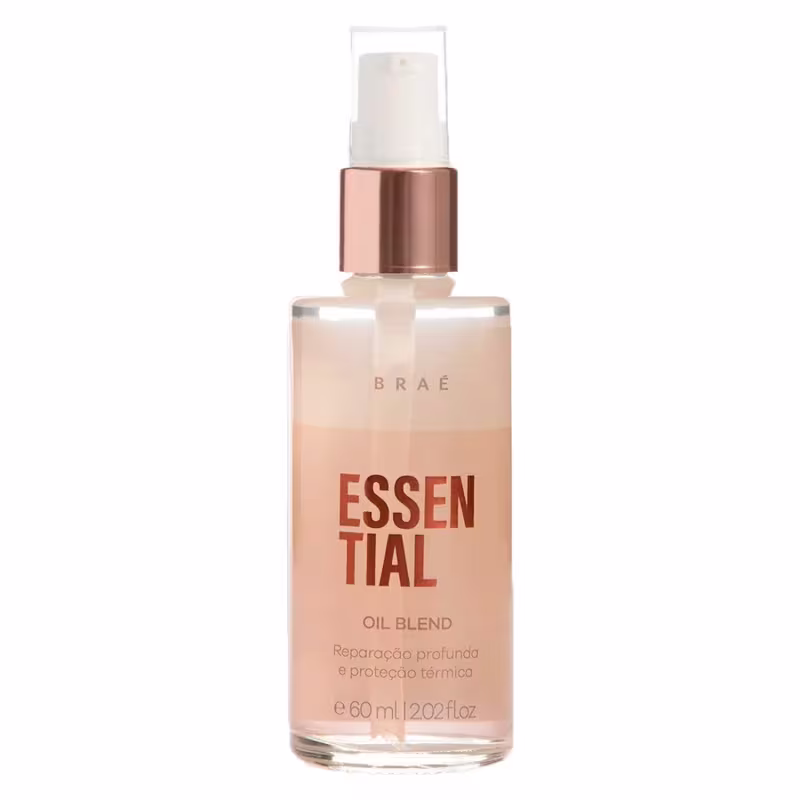 Kit Braé Essential - Shampoo 250ml + Condicionador 250ml + Máscara 200g + Fluído 60ml + Óleo 60ml