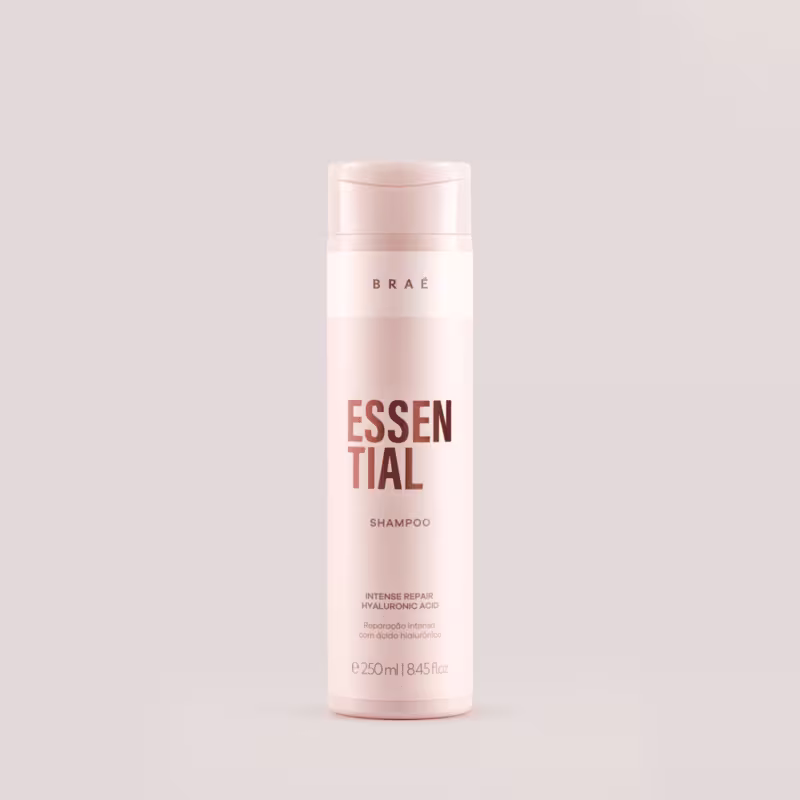Braé Kit Essential Home Care Reparação Profunda – Tratamento Capilar Completo com Shampoo 250ml + Condicionador 250ml + Máscara 200g + Brinde – Reconstrução, Nutrição e Brilho