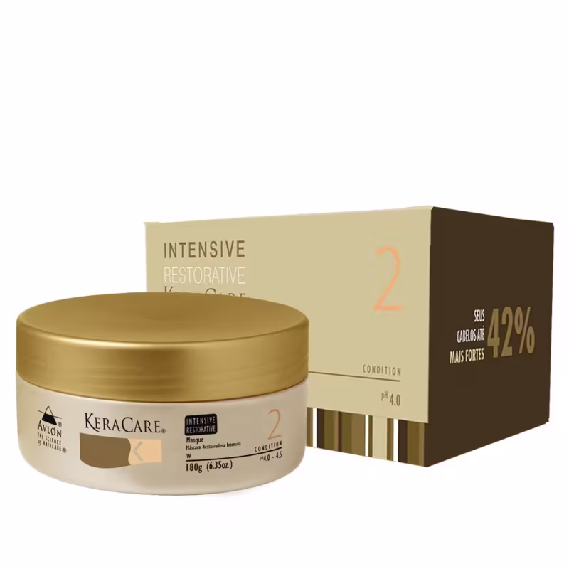 Kit Avlon KeraCare Intensive Restorative - Shampoo 240ml + Condicionador 240ml + Máscara 180g + Óleo Essencial 120ml