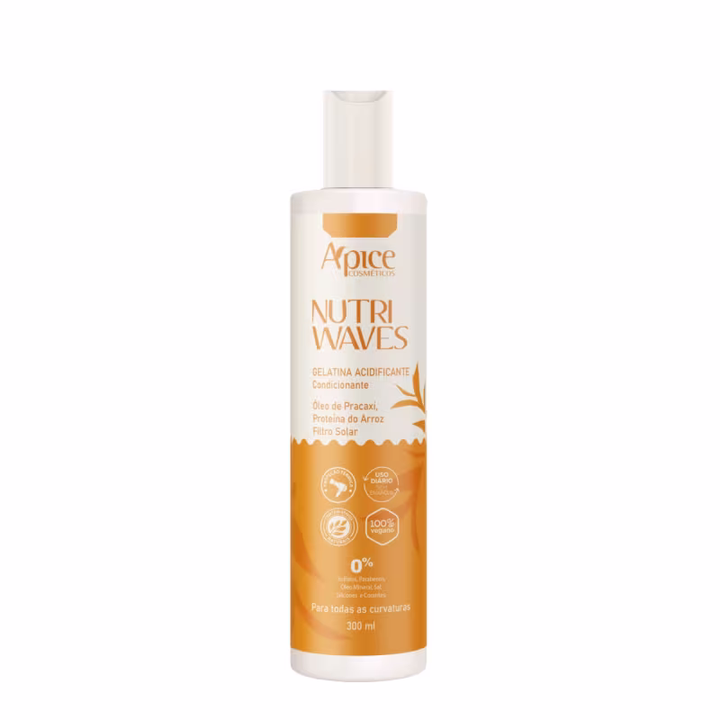 Kit Antiporosidade Ph Control, Gelatina e Creme Nutri Waves - Apice | Mais Definição e Mais Day After