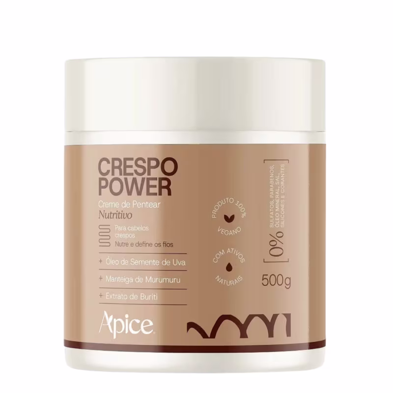 Kit Shampoo, Condicionador e Máscara Scalp Care + Creme Crespo Power - Apice | Crescimento Capilar e Definição Duradoura