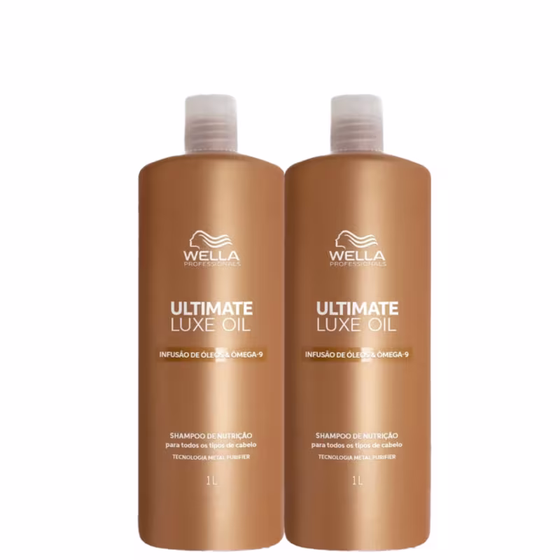 Kit Wella Professionals Ultimate Luxe Oil - Shampoo 1L (2 unidades)