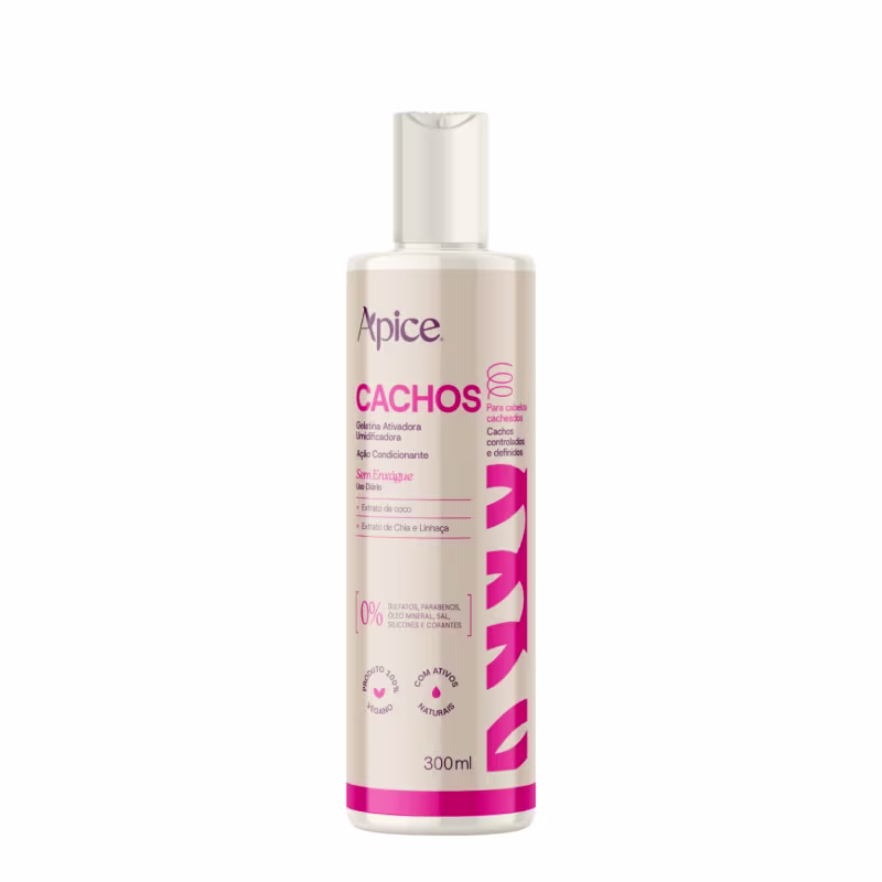Kit Apice Gelatina Cachos Essence + Tônico Scalp Care - Crescimento Capilar e Definição poderosa