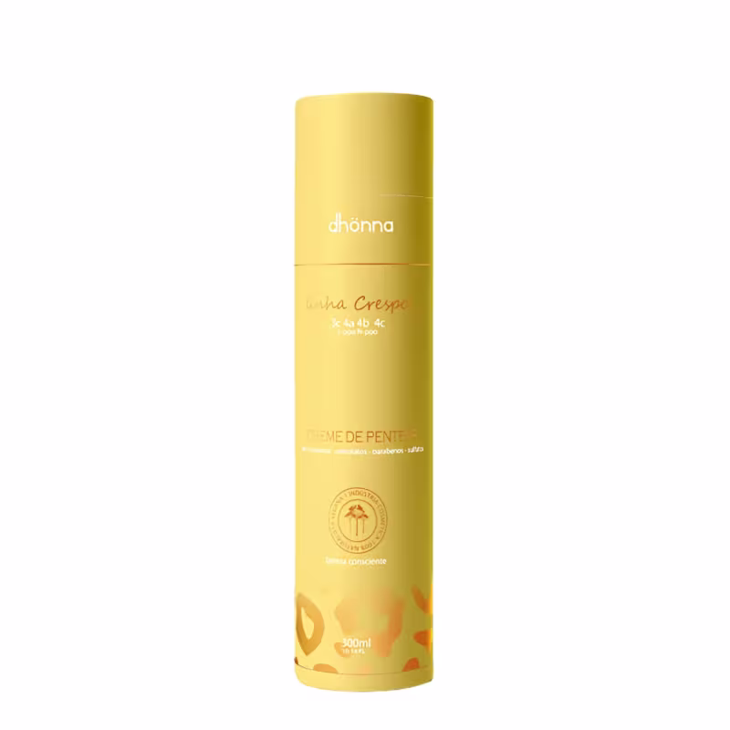 Kit Creme Crespos, Gel e Creme Crespos e Tônico Fortalecedor - Dhonna | Finalização, Definição e Brilho