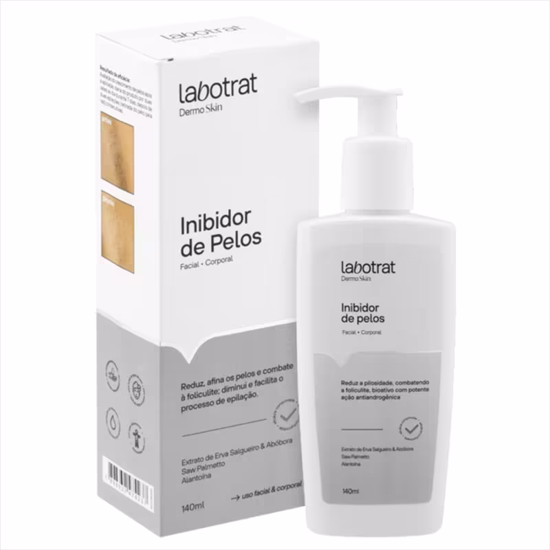 Kit Labotrat Inibidor de Pelos Dermo Skin 140ml 2 Unidades