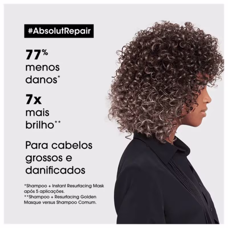 Duo L'Oréal Professionnel Serie Expert Absolut Repair Omega-9 + Protein Refil - Shampoo 500ml (2 Unidades)