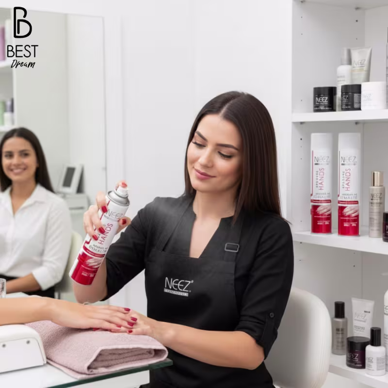 Kit 4 Secante De Esmalte Profissional Instantâneo Proteção Ativador Brilho Unhas Spray Neez 400ml