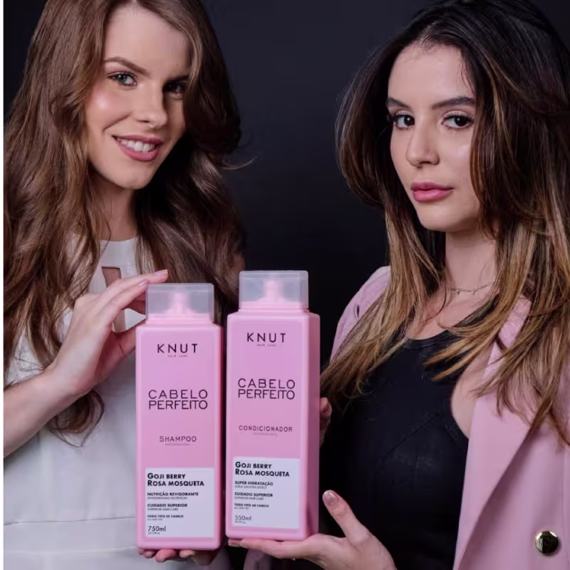 Knut Cabelo Perfeito Goji Berry Kit com Shampoo Condicionador e Máscara 500g