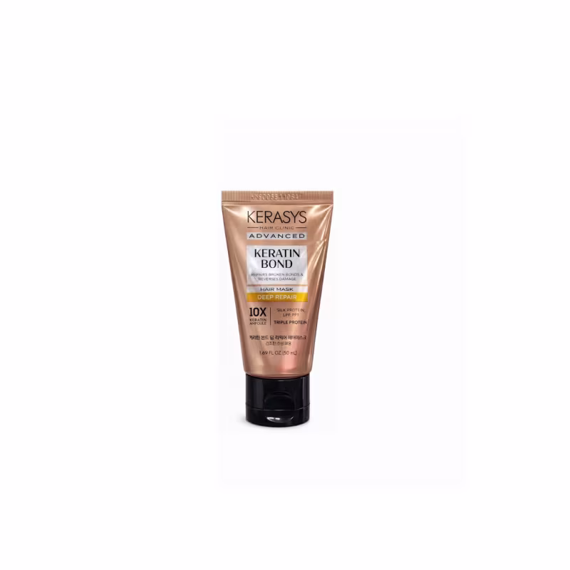 Kerasys Kit ( Duo Moisturizing + Silky Moisture Mask 50ml + Duo Revitalizing + Deep Repair Mask 50ml)