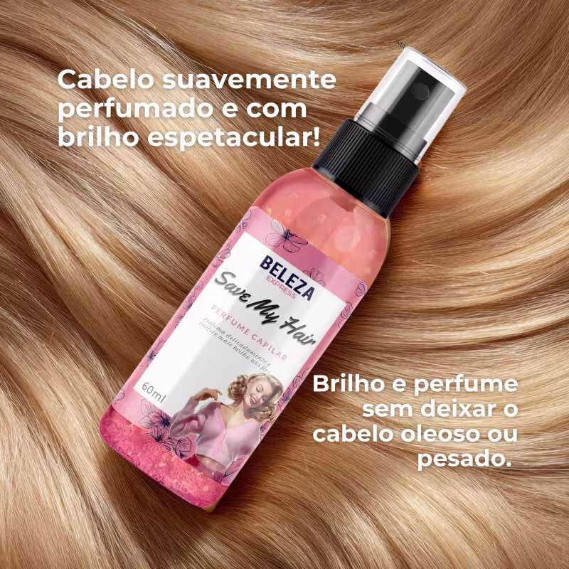 Kit Modelador Triondas, touca de cetim e perfume capilar