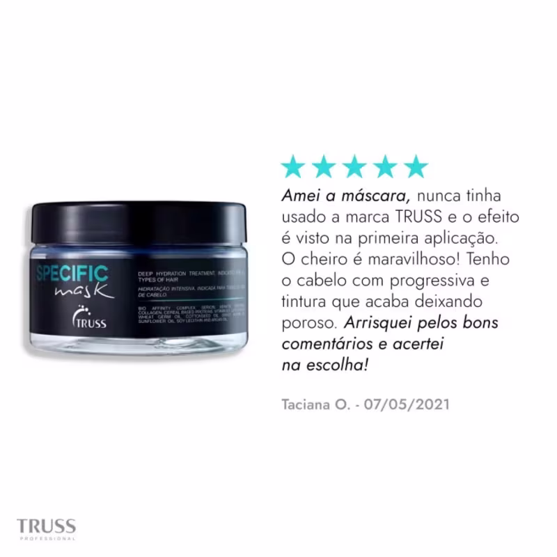 Kit TRUSS Basic Salon + Specific Mask 180g (3 Produtos)