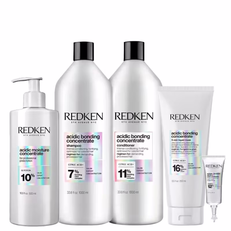 Kit Redken Acidic Bonding Concentrate Salon Total (5 produtos)