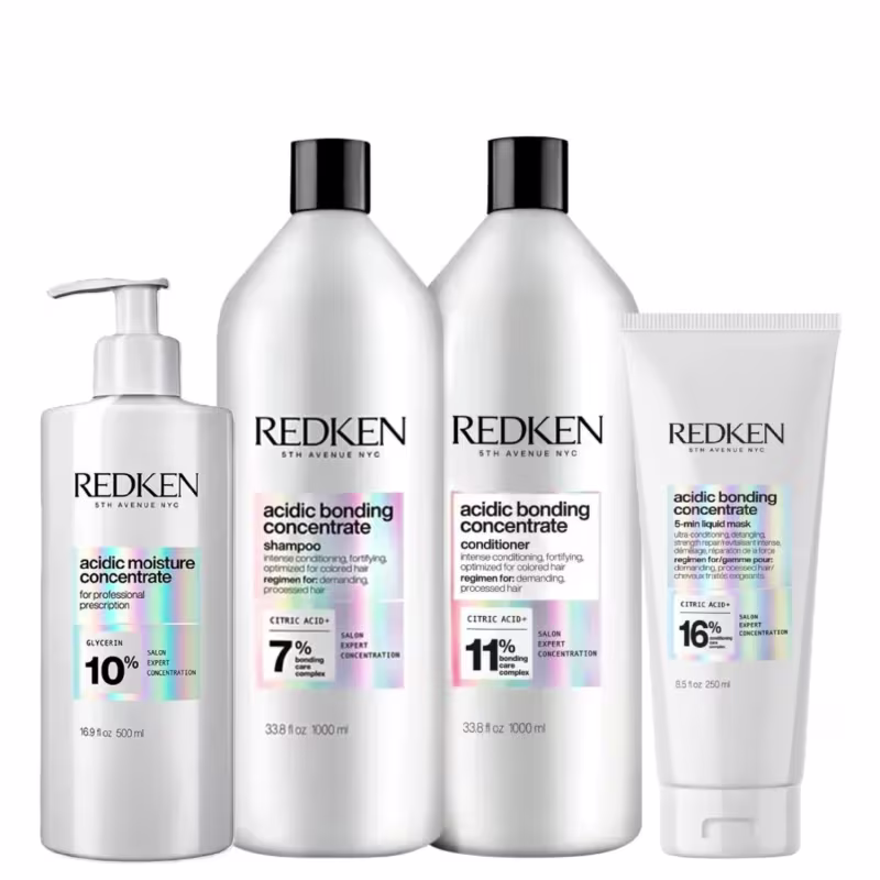 Kit Redken Acidic Bonding Concentrate Salon (4 produtos)