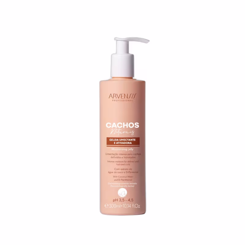 Kit Arvensis Cachos Naturais - Shampoo + Geleia Light & Leave-In Light 300ml