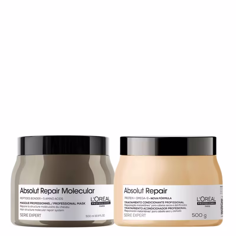 Duo Intensivo de Máscaras L'Oréal Absolut (2 produtos)