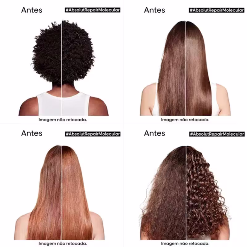 Kit L'Oréal Professionnel Absolut Repair Molecular Oil Salon com Proteína (5 produtos)