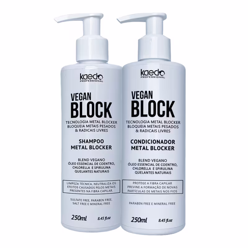 Kit Kaedo Professional Vegan Block Shampoo + Condicionador