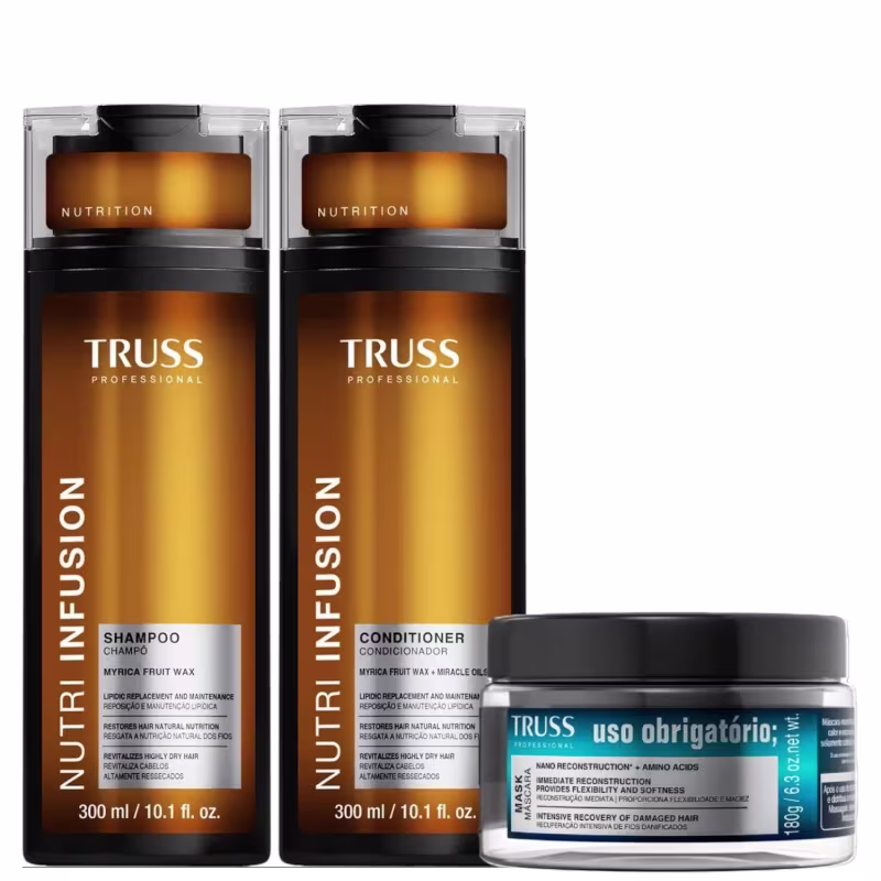 Trio TRUSS Nutri Infusion com Uso Obrigatório Mask (3 Produtos)