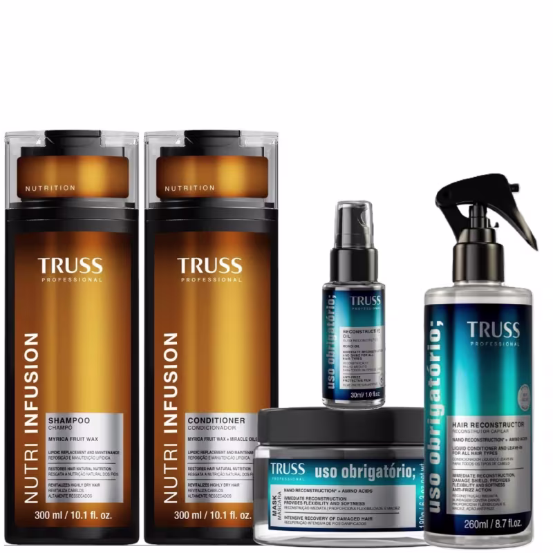Kit TRUSS Nutri Infusion com Uso Obrigatório Finalização (5 Produtos)