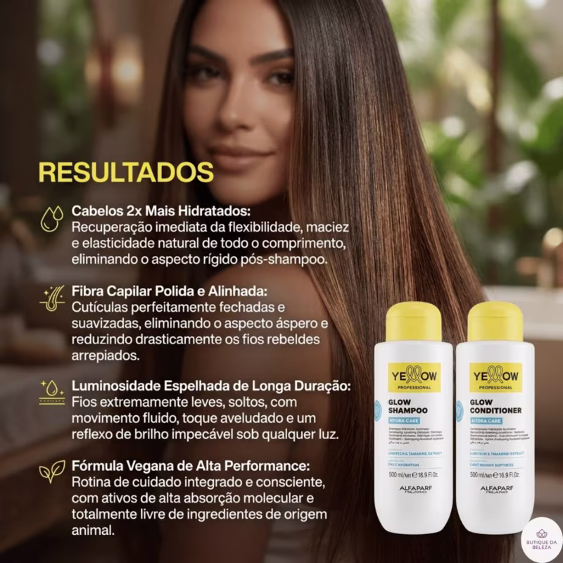 Shampoo e Condicionador Yellow Hydra Care 500ml 