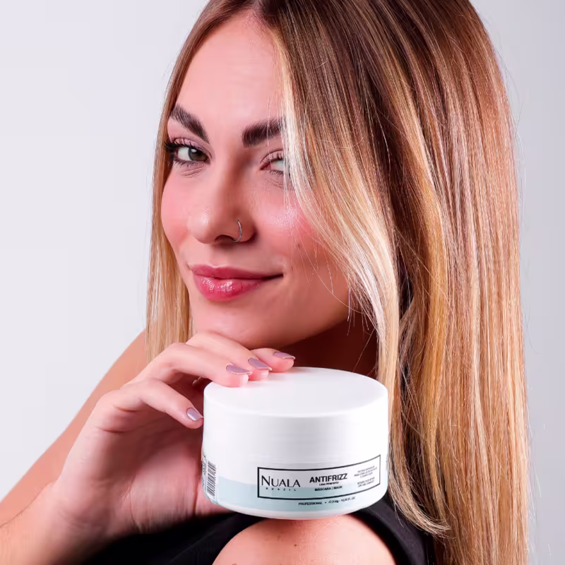 Kit Nuala Antifrizz Shampoo + Condicionador + Máscara + Leave-in (4 Produtos)