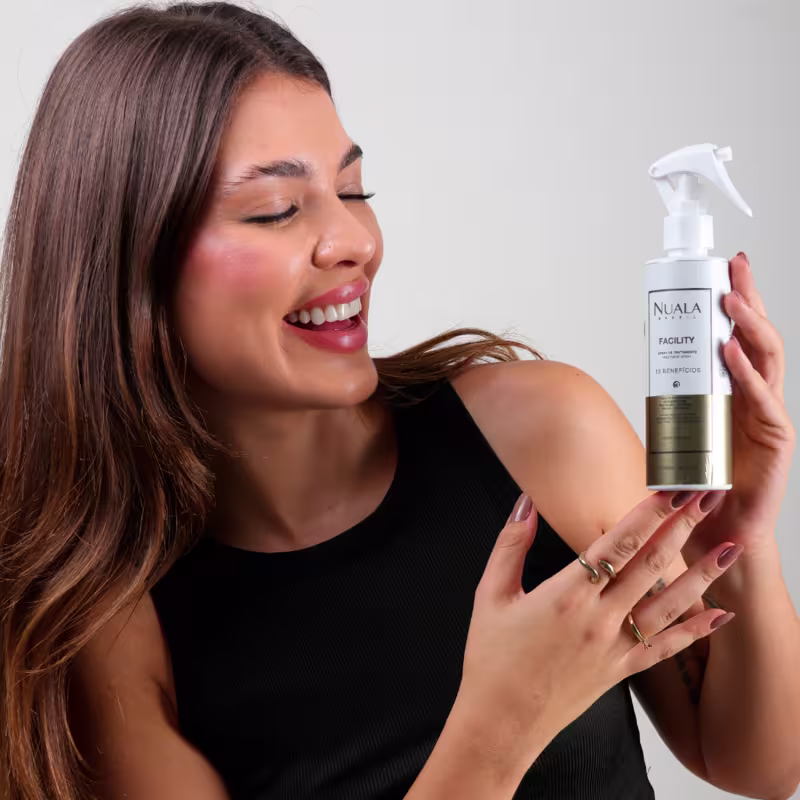 Kit Nuala Antifrizz Shampoo + Condicionador + Leave-in (3 Produtos)