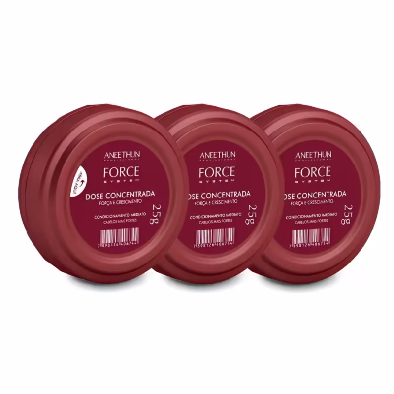 Kit  3 Dose Fortalecedora Force 25gr - Aneethun.