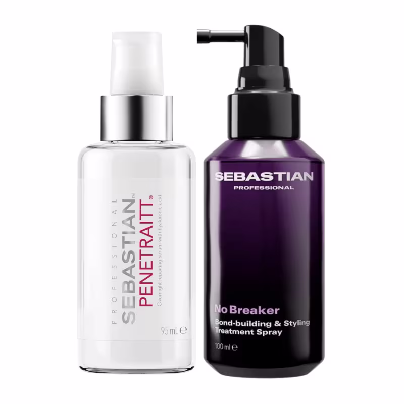 Kit Sebastian No Breaker Spray Leave-In 100ml + Sérum Noturno Penetrait 95ml