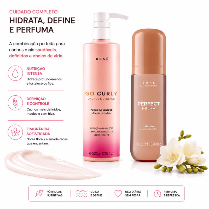 Kit Go Curly  + Body Splash Perfect Muse