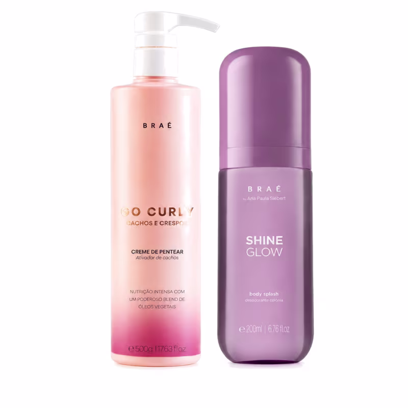 Kit Go Curly  + Body Splash Shine Glow