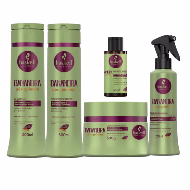 Kit Haskell Bananeira 300ml Completo