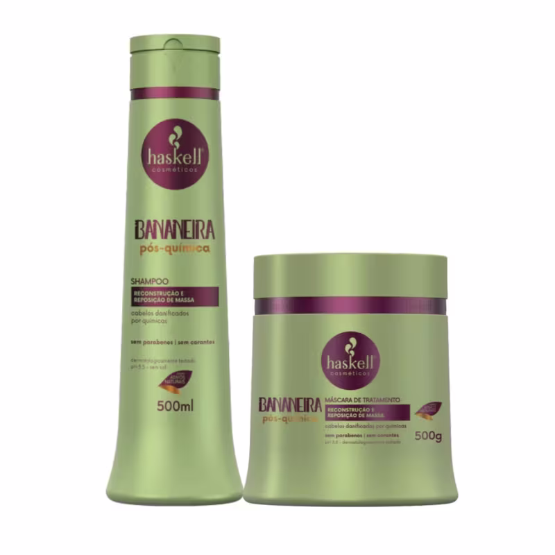 Kit Haskell Bananeira 500ml SH/MASC