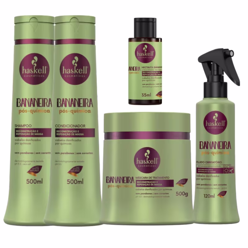 Kit Haskell Bananeira 500ml Completo