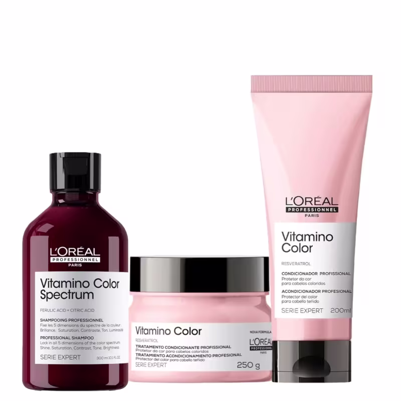 Trio L'Oréal Professionnel Vitamino Color Spectrum for Home (3 Produtos)
